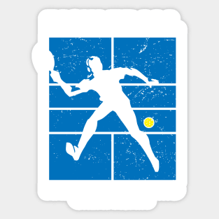 Pickleball Making Tennis Courts Great Again Funny Sticker